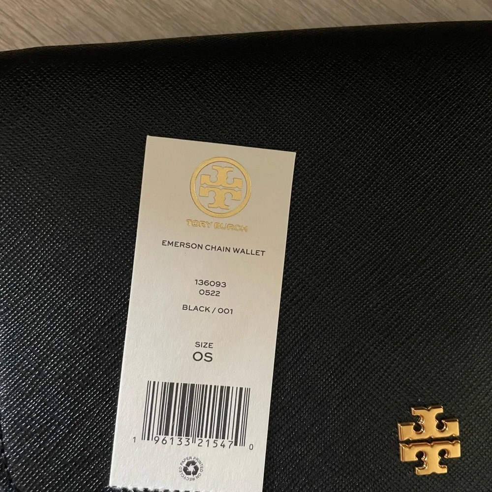 New, tory burch emerson chain crossbody wallet - Picture 11 of 13